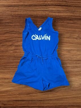 Calvin Klein Royal Blue Beach Romper